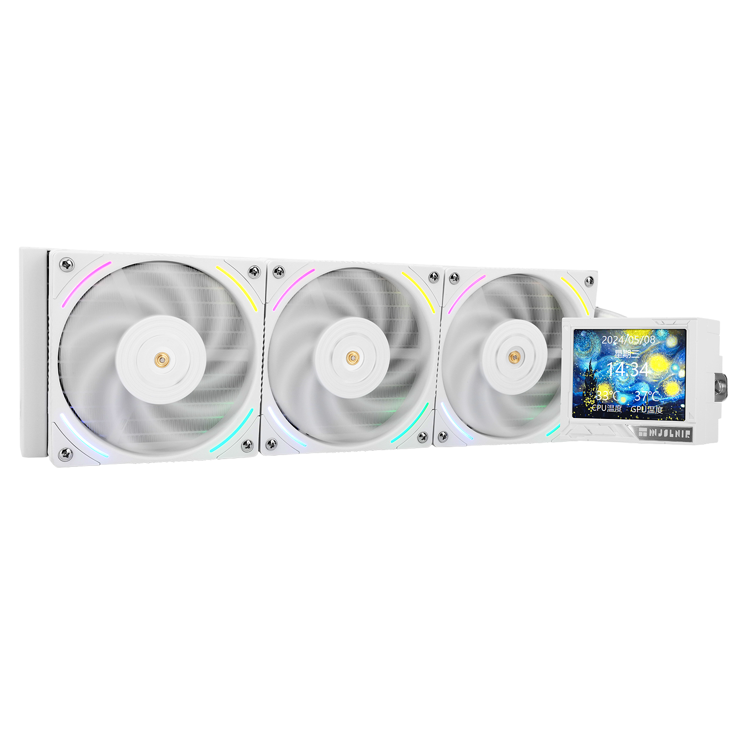Kit Watercooling AIO Thermalright Mjolnir Vision RGB - 360mm (Blanc)