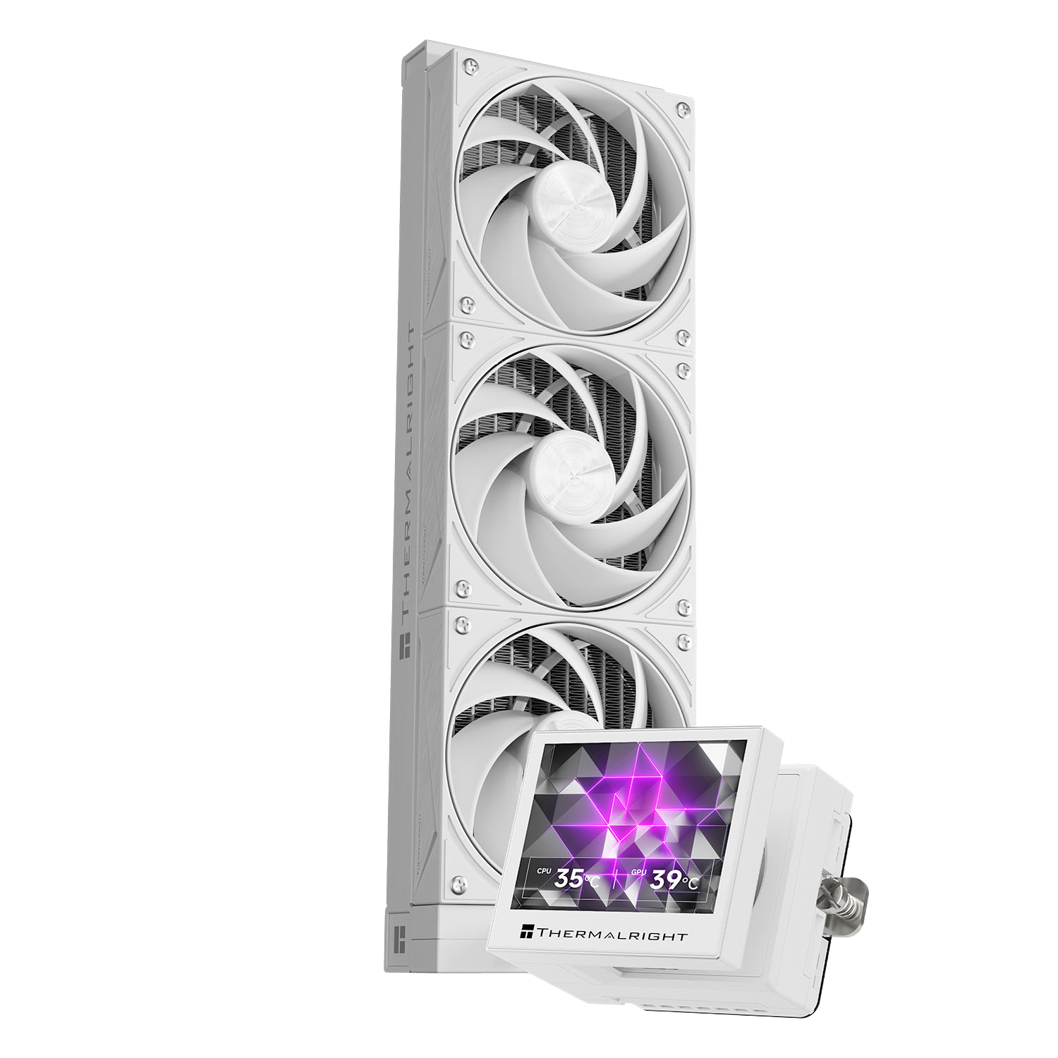 Kit Watercooling AIO Thermalright Stream Vision RGB - 360mm (Blanc)