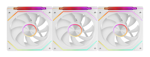 Lot de 3 Ventilateurs boitier Mars Gaming MF-LinkFinity 2 RGB - 12cm (Blanc)