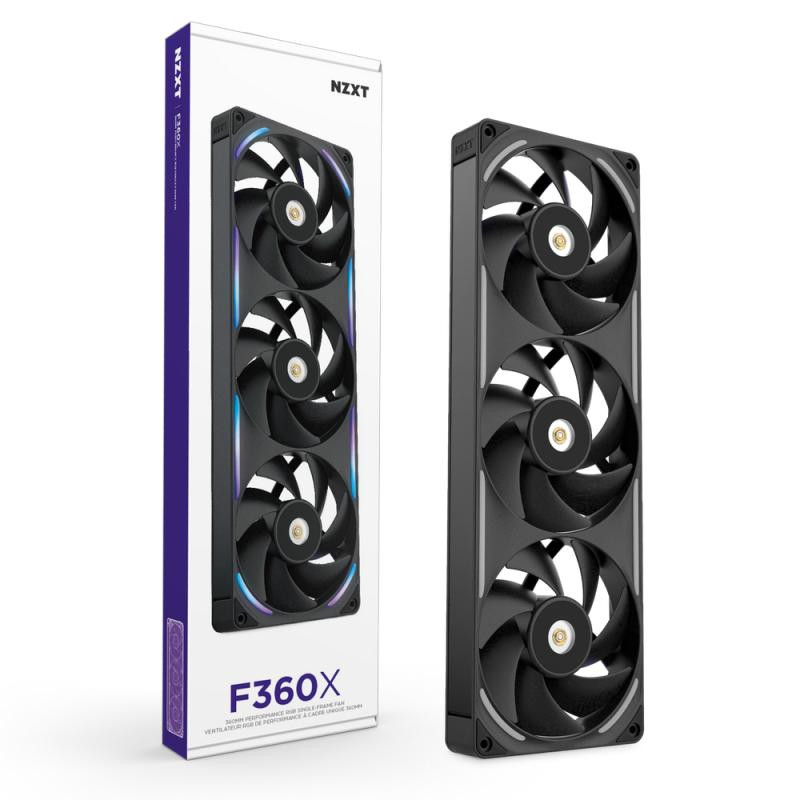 NZXT F360X Boitier PC Ventilateur 12 cm Noir 1 pièce(s)