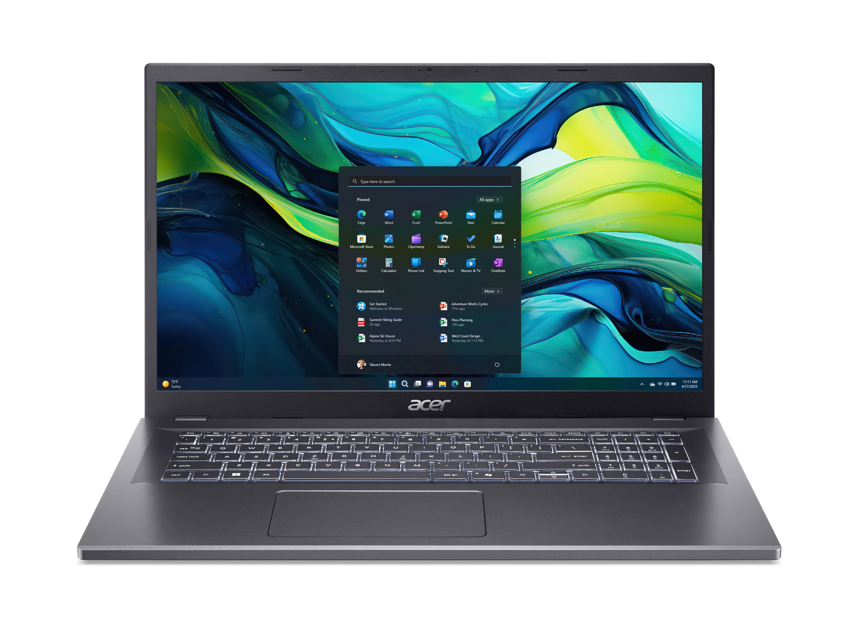 Ordinateur Portable Acer Aspire 17 A17-51M-5782 (17,3")