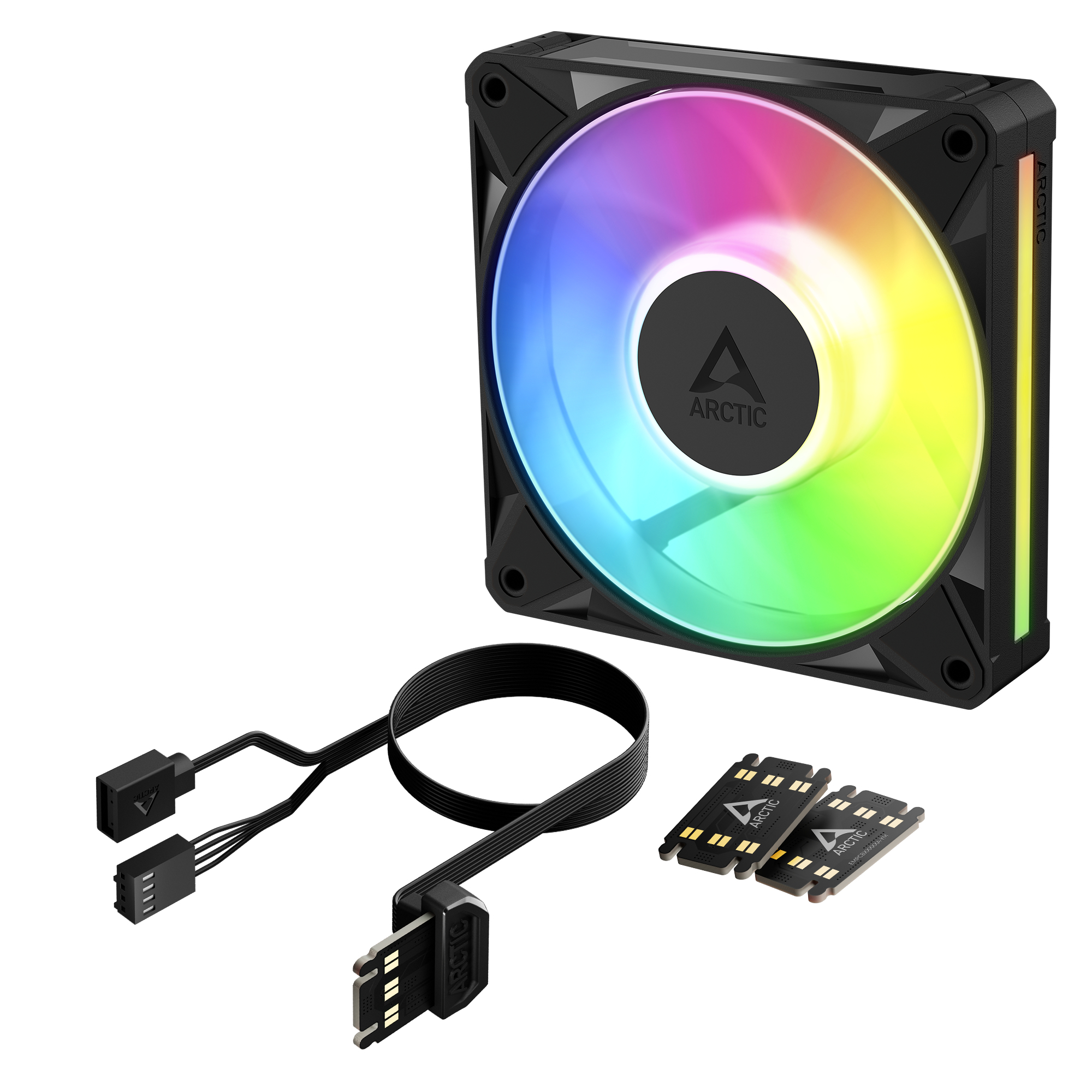 Ventilateur de boitier Arctic BioniX P12 RGB - 12cm (Noir)