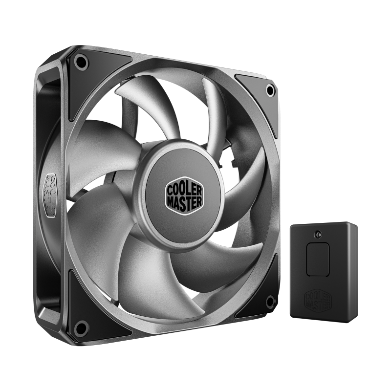Ventilateur de boitier Cooler Master Masterfan A120 FC - 12cm (Noir/Argent)