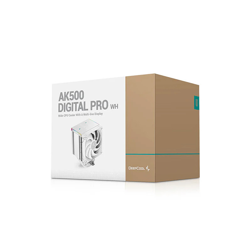 Ventilateur pour processeur DeepCool AK500 Digital Pro RGB (Blanc)