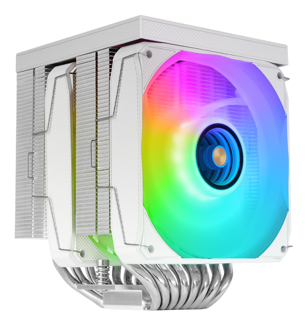 Ventilateur pour processeur Mars Gaming MCPU-LCDPro RGB (Blanc)