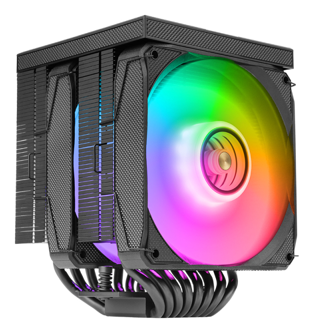 Ventilateur pour processeur Mars Gaming MCPU-LCDPro RGB (Noir)