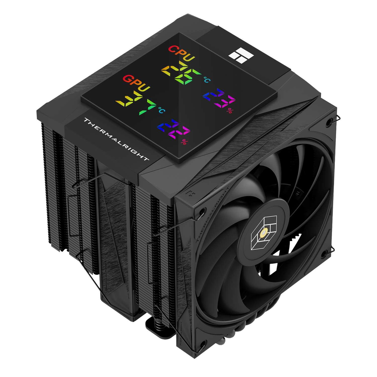 Ventilateur pour processeur Thermalright Royal Knight 120 Digital RGB (Noir)